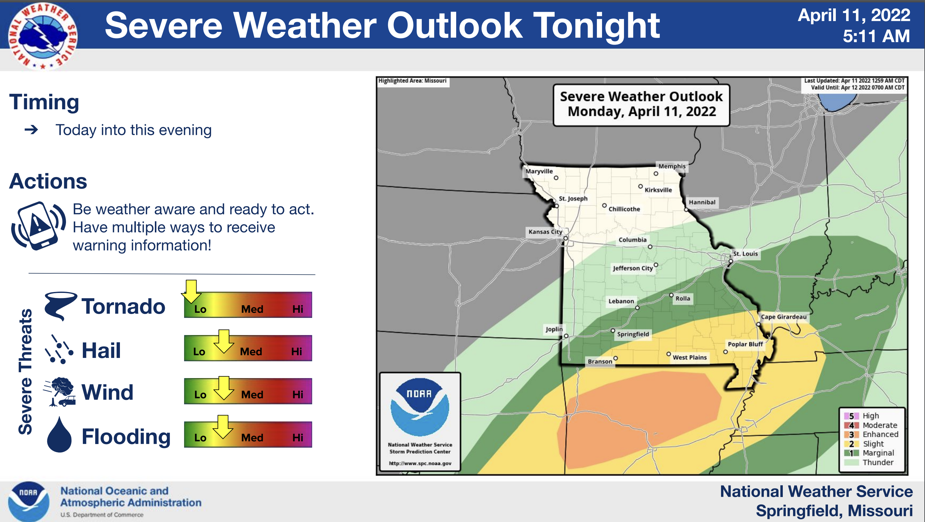 Stormy weather possible in the Ozarks today - Houston Herald