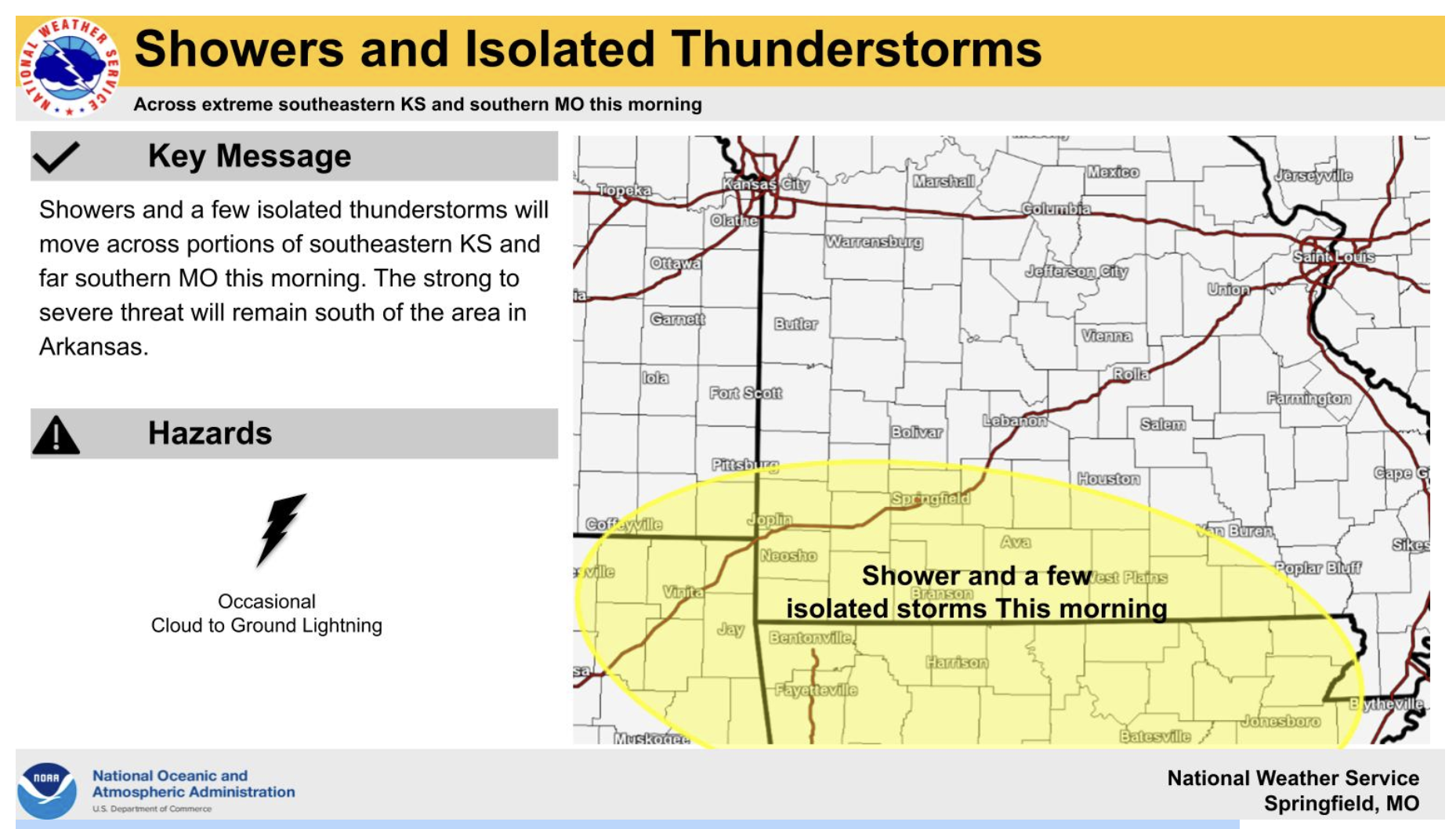 Weather Service: Showers and isolated storms possible today - Houston ...