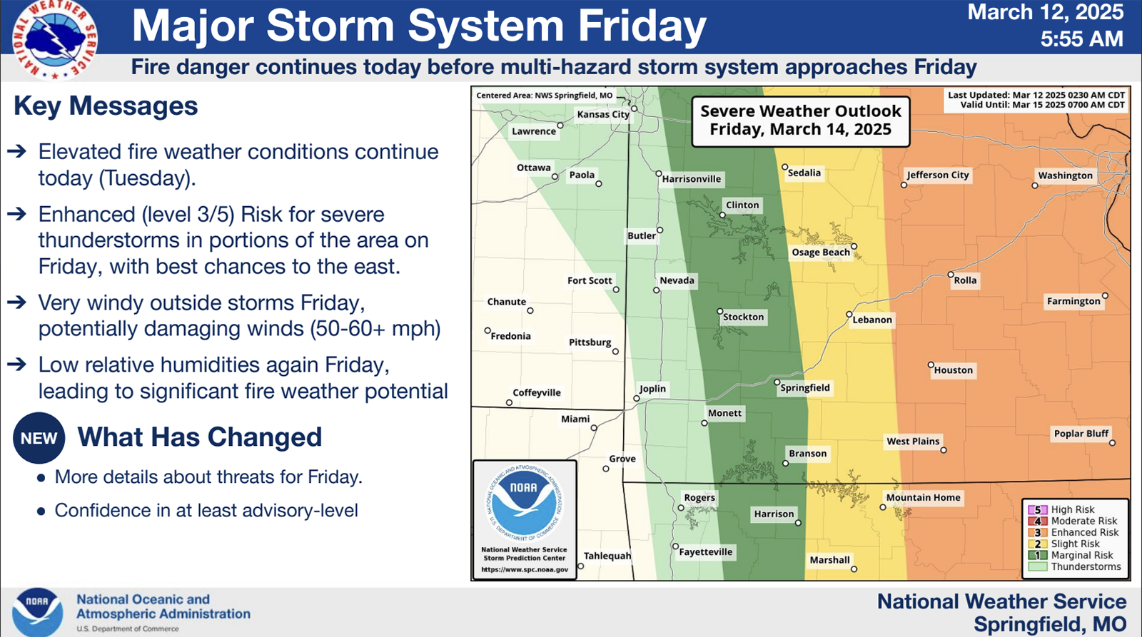 Weather Service: Elevated fire conditions continue in county - Houston ...