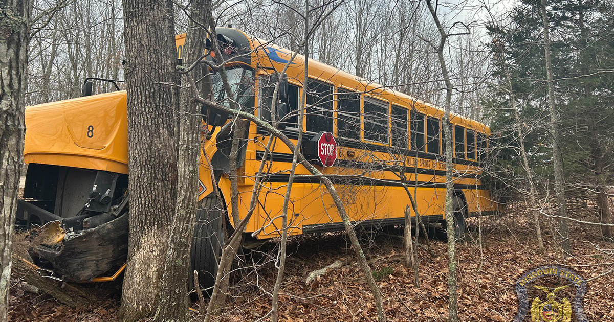 Student injured in school bus crash Wednesday in Texas County - Houston ...